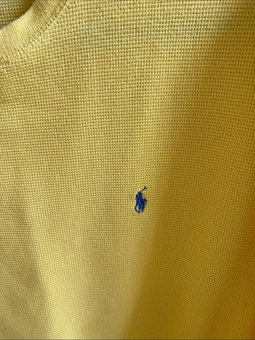 POLO RALPH LAUREN Cotton Thermal Long Sleeve Shirt